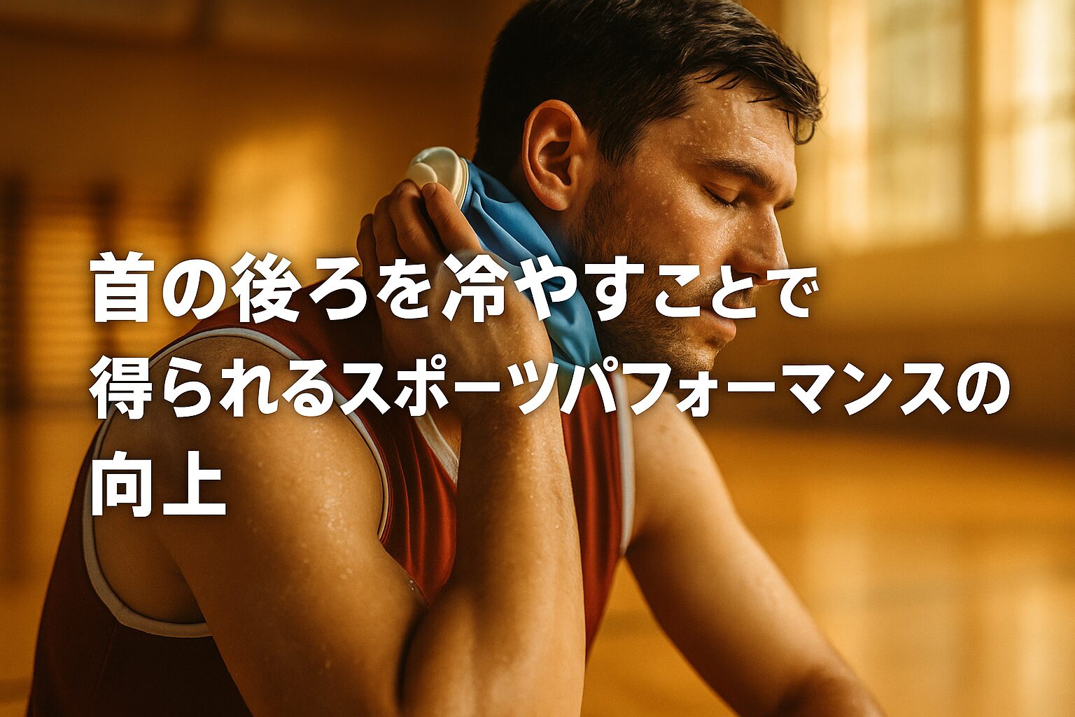 首の後ろを冷やすことで得られるスポーツパフォーマンスの向上