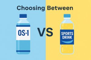 試合中・試合後の水分補給は「OS-1」と「スポーツドリンク」の使い分けがカギ！
