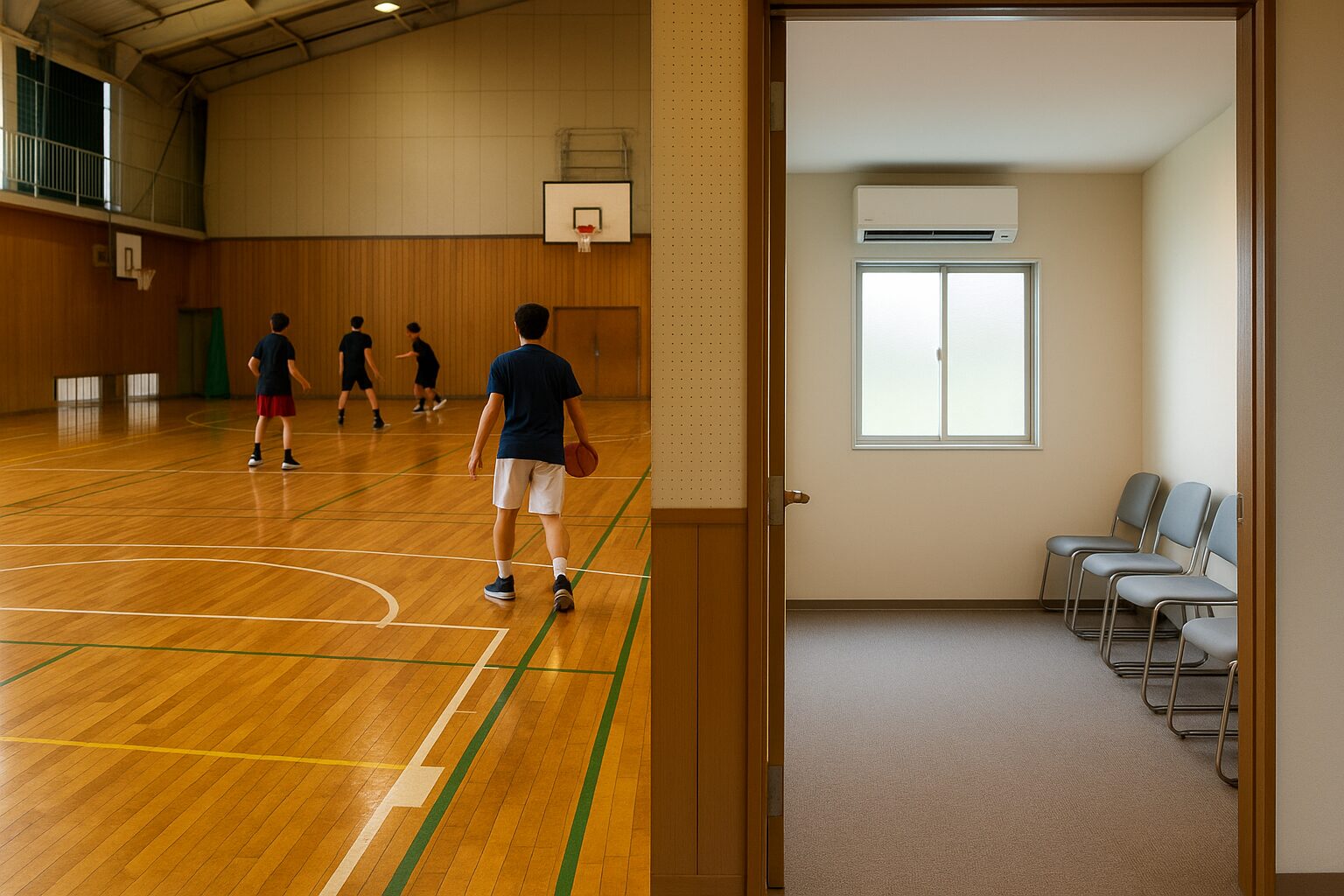 【高温体育館での冷却戦略完全版】“エアコン部屋”を活かす科学的アプローチと実践マニュアル
