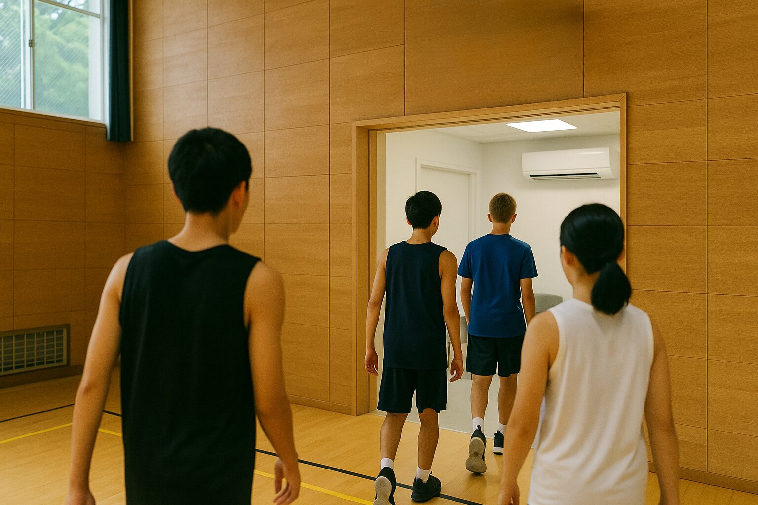 【高温体育館での冷却戦略完全版】“エアコン部屋”を活かす科学的アプローチと実践マニュアル