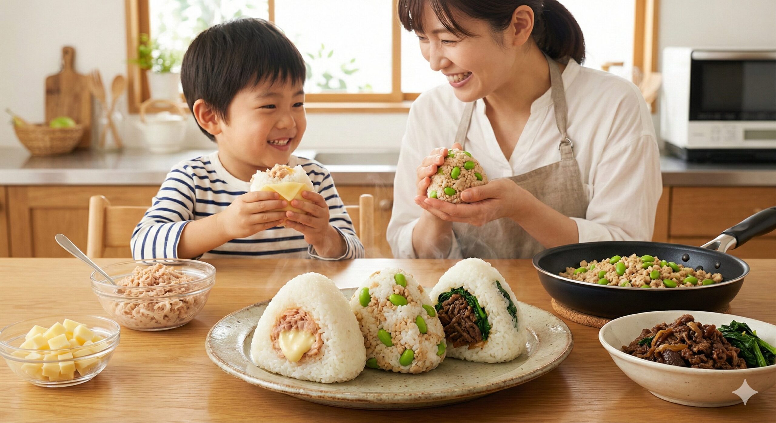 親子で作ろう!育成年代アスリートのための「高タンパクおにぎり」3選+作り置き&冷凍テク