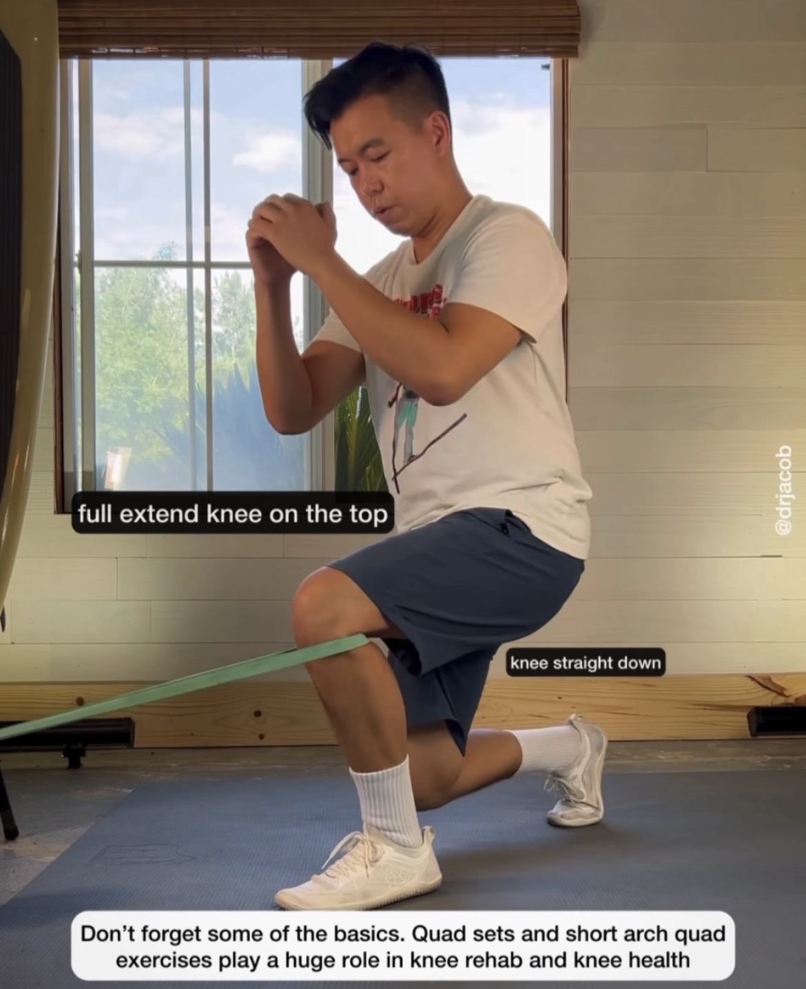 バンドTKEランジ（膝伸展コントロール強化）