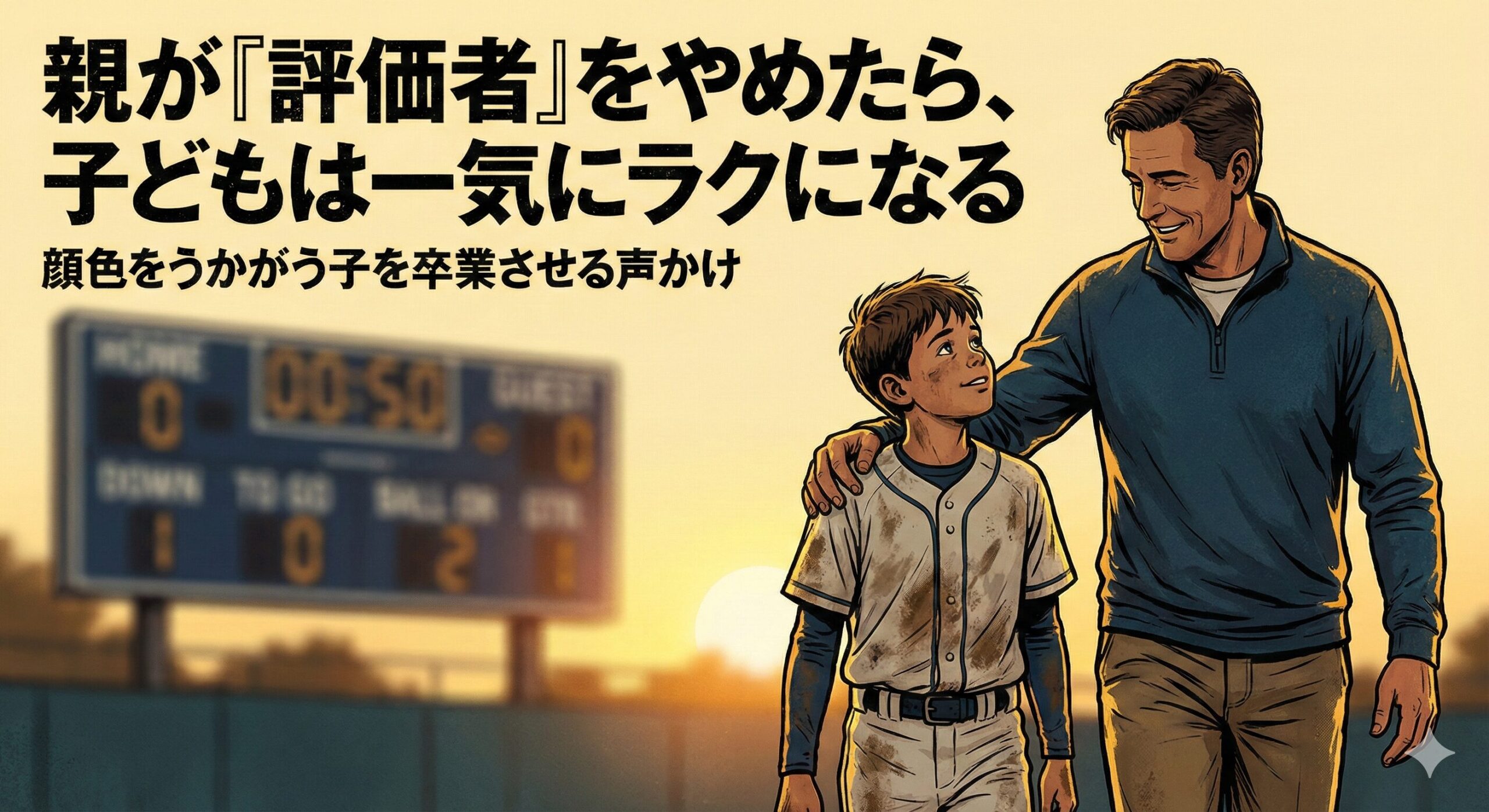 親が「評価者」をやめたら、子どもは一気にラクになる｜顔色をうかがう子を卒業させる声か